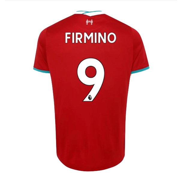 Camiseta Liverpool NO.9 Firmino 1ª Kit 2020 2021 Rojo